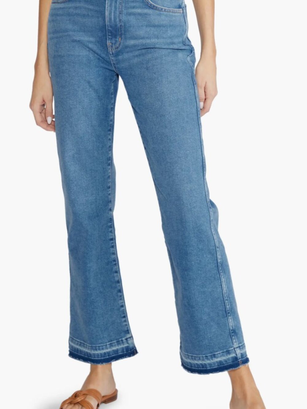 NWT Etica Willow High Waist Release Hem Ankle Slim Bootcut Jeans Coba Size 28